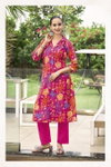 Rosy By Ossm Viscos Vetican Printed Surat Co Ord Set Wholesale Market
